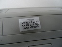 фото thumb №10, Лампа освещение кабины потолок 5g0868837 vw passat b8 golf vii