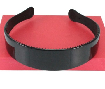 Hair Band Black Classic Wide 3 см