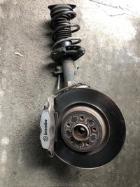 фото thumb №1, Амортизационная стойка поворотный кулак амортизатор левый renault megane iv rs 1,8 tce