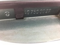 Молдинг підсвітка номерного знака реєстраційний кришки mercedes w140 1407500027 Недорого, фото thumb