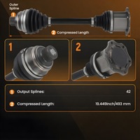 фото thumb №13, Привідний вал передня ліва права wał привідний 4g0407271f audi a6 a7 a8