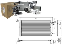 фото thumb №1, Радіатор кондиціонера з осушувач nissens 94604 7h0820411b