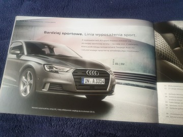 ----> Брошюра Audi A3 Sportback/Лимузин - 07/2016! ! ! ПЛ издание!