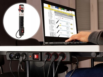ARMAC R8 Удлинитель с защитой от перенапряжения 5 м