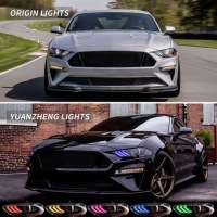 Ford mustang 2018-2023 фара ліхтарі  передні rgb led vland комплект Зі Шроту, фото thumb