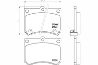 фото thumb №2, Гальмівні колодки гальмівні mazda перед mx-3 textar