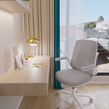 Детский стул Easy White Grey