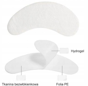 Наглазники HYDRO GEL для наращивания ресниц 100 шт.