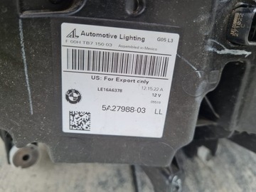 фото thumb №15, Bmw x5 x6 g05 g06 лампы перед полный led адаптивный 5a27988-03 9481783-08