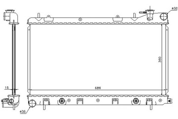 фото thumb №2, Радіаторів двигуна subaru forester 2.0 06.02-05.08
