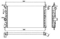 фото thumb №2, Радіаторів opel kadett e 1,3 1, nrf