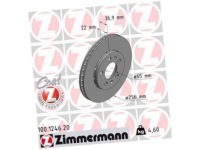 Тормозные диски перед zimmermann 100.1246.20 Цена, фото thumb