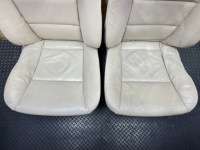 фото thumb №12, Комплект сидіння заднє сидіння обшивки оббивка кремовий шкіра europa bmw e61 lift