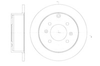 фото thumb №1, Remsa тормозные диски тормозные 2szt hyundai matrix 1.6 fc