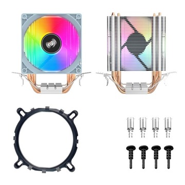 CHŁODZENIE CPU Aigo ICE400PRO RGB AMD INTEL 4RURKI