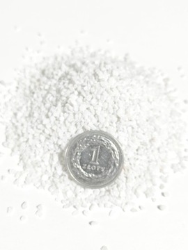 NAJCZYSTSZY BIAŁY PIASEK ŻWIREK GRECKI MARMUR THASSOS 0,5 - 2 mm 20 KG