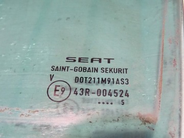 фото thumb №2, Скло двері зад задня заднє ліва seat altea 5p0