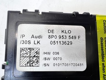 фото thumb №10, Защита колонки руль pod круиз-контроль audi a3 8p 8p0953516a комплект