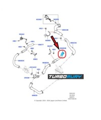 Шланг труба turbo интеркулер land rover range rover iv 3.0 d lr062031 Недорого, фото thumb