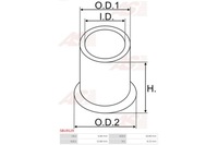 фото thumb №3, Втулка, wał стартер as-pl sbu9129