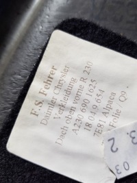 Стеля дах a2306901625 mercedes sl r230 Доставка, фото thumb