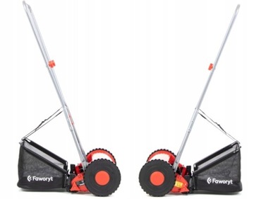 FAWORYT TKR300 РУЧНАЯ БАРАБАННАЯ КОСИЛКА С МЕХАНИЧЕСКОЙ КОРЗИНОЙ 30 см