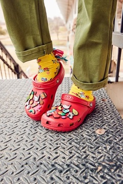 Детская обувь Шлепанцы Сабо Crocs Bayaband Rainbow 209731 Сабо 22-23