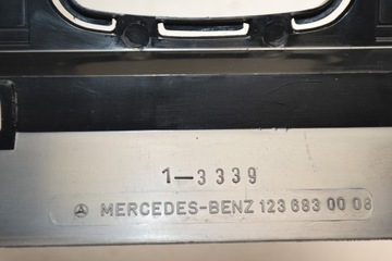 фото thumb №9, Mercedes w123 туннель средний накладка рычаг переключения передач