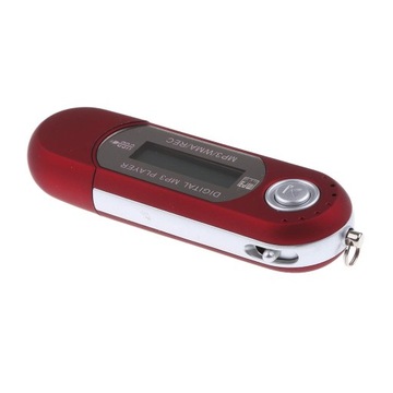 1 x MP3-видеоплеер с электронной книгой USB 4 FM MP4, красный