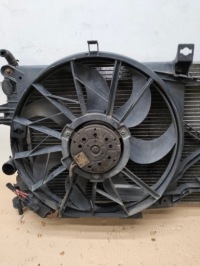 Радиатор воды вентилятор opel astra h 3 zafira b 1.6 бензин Оригинал, фото thumb