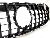 фото thumb №9, Решітка радіатора решітка радіатора mercedes c w206 s206 panamericana amg gt full black блиск