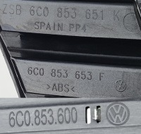 Решітка радіатора решітка  радіатора перед vw polo v 5 6c0853651k 6c0853653f 6c0853600 Київ, фото thumb