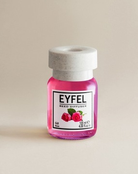 RÓŻA EYFEL SZKLANY DYFUZOR Z PATYCZKAMI 120 ML PIĘKNY ZAPACH