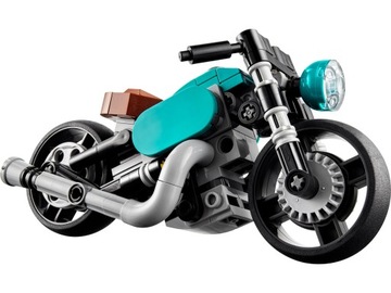 Винтажный мотоцикл-драгстер LEGO Creator 3 в 1