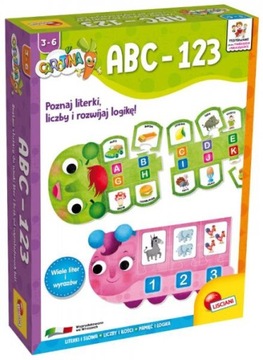ABC-123 ROZWIJANIE LOGIKI Gra Edukacyjna Dziecięca