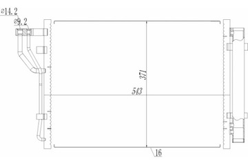 фото thumb №2, Конденсатор конденсатор кондиционера hyundai ix20 1.4i 10 hart