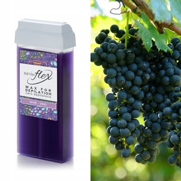 Набор для депиляции, 24 восковых валика FLEX WINE HEATED