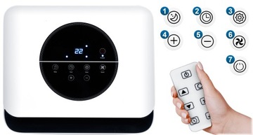 Портативный кондиционер, 2,9 кВт, Wi-Fi, осушитель, 40 м2, 26 л BD-580