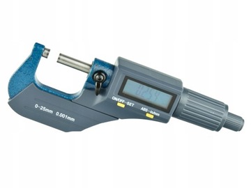 ЭЛЕКТРОННЫЙ МИКРОМЕТР 0–25 мм 0,001 мм CASE G01487 LCD PRECISION GEKO