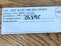 фото thumb №6, Кліпса пряжка поперечина безпеки dodge ram 1500 2019+