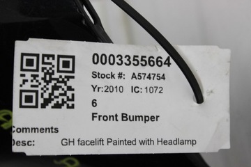 фото thumb №14, Mazda 6 gh рестайлінг 2010r- бампер переднє перед ксенон pdc