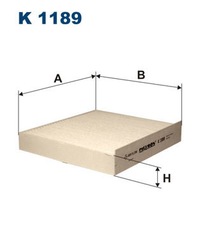 фото thumb №1, Фильтр воздуха кабины alfa romeo 159 05- k1189