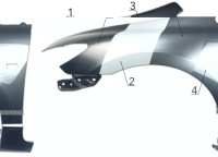 Крыло  левое  к bmw 3 e90 e91 04-12 475 Киев, фото thumb