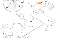 фото thumb №7, Citroën c4 cactus шланг гальмівний задній новий оригінальний 4888as