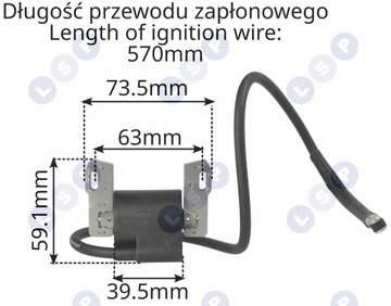 CEWKA MODUŁ ISKROWNIK DO BRIGGS STRATTON 7 - 16KM 398811 398265 395492