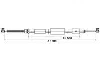 фото thumb №1, Ate трос гальма ручного citroen zx peugeot 306