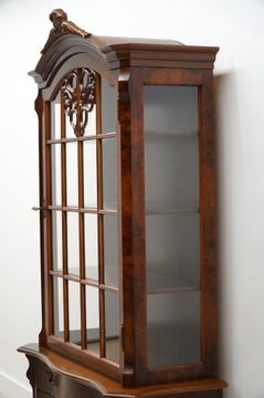 BAROQUE WALNUT буфет-витрина h198x112x45см