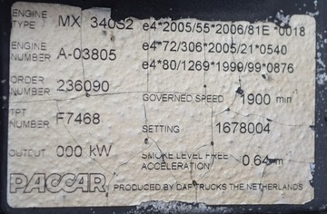 фото thumb №6, Комплектний двигун daf xf cf 105 510km