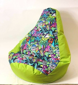 Пуф GoGift PEAR 105x80 см, разноцветный