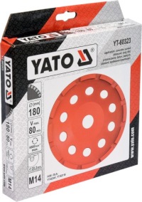YATO ШЛИФОВАЛЬНЫЙ ДИСК ДЛЯ БЕТОНА ЧАШЕЧНЫЙ 180 ММ